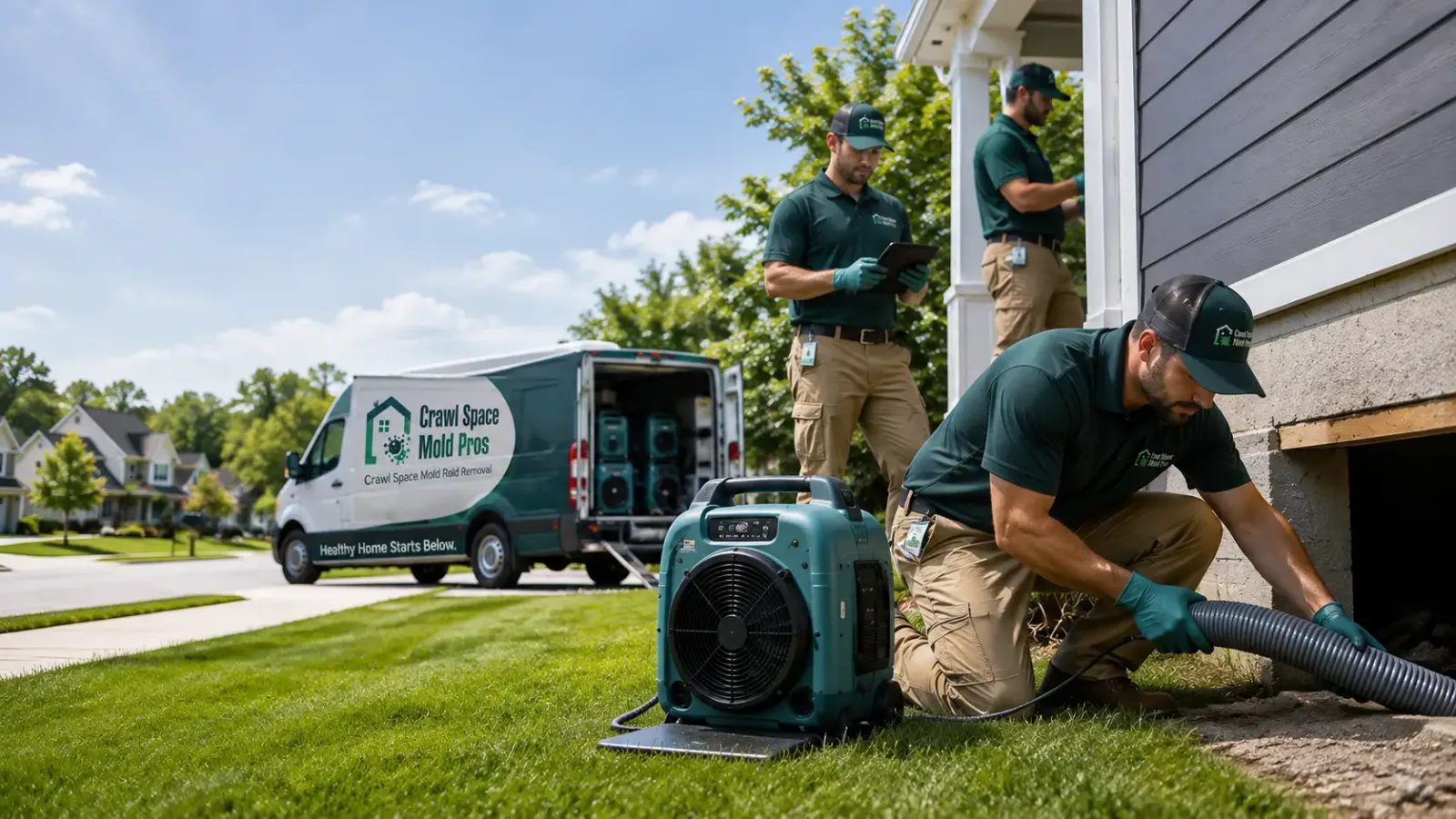 Crawl Space Mold Removal in Stockholm, WI